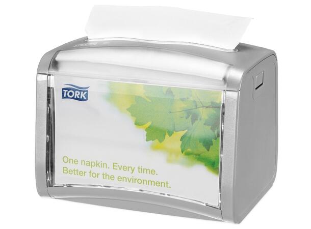 Serviettdispenser TORK N4 bord grå 